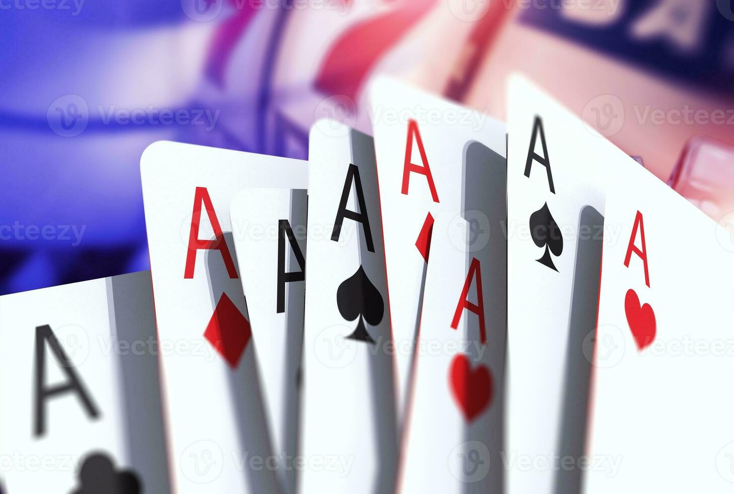 blackjack spel kaarten foto