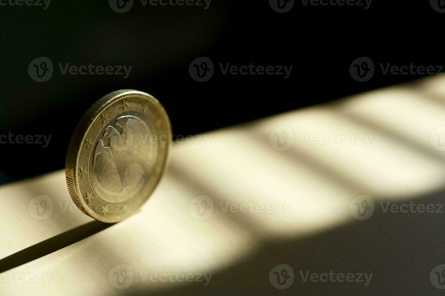 euro munt detailopname foto