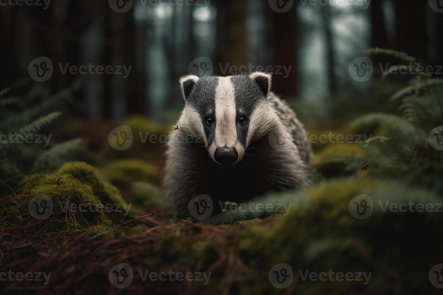 portret stinkdier Aan de Woud ai generatief foto