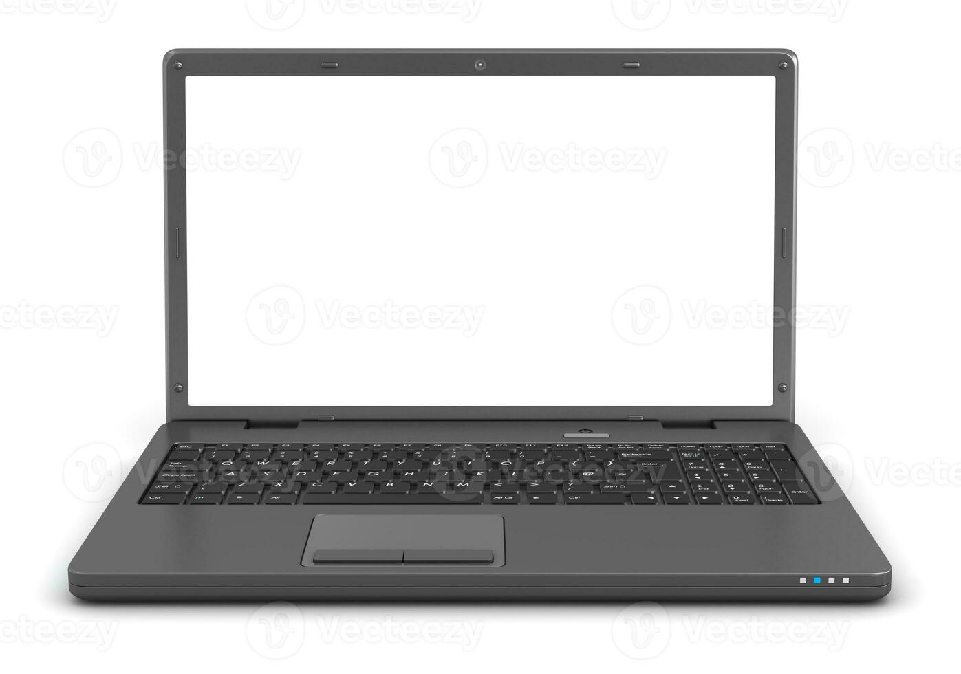 zwart laptop 3d geven foto