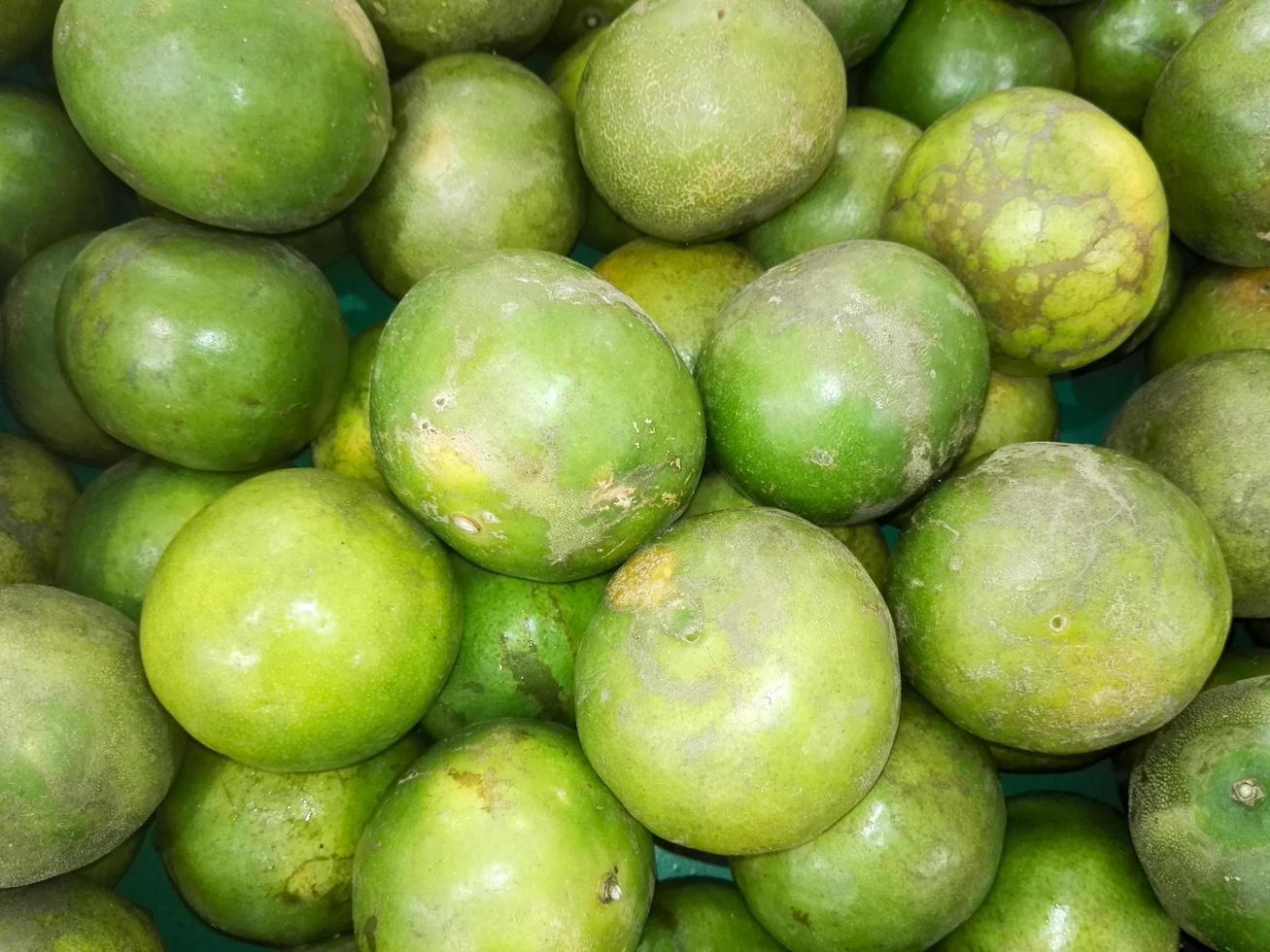 groep mandarijn groene kleuren foto