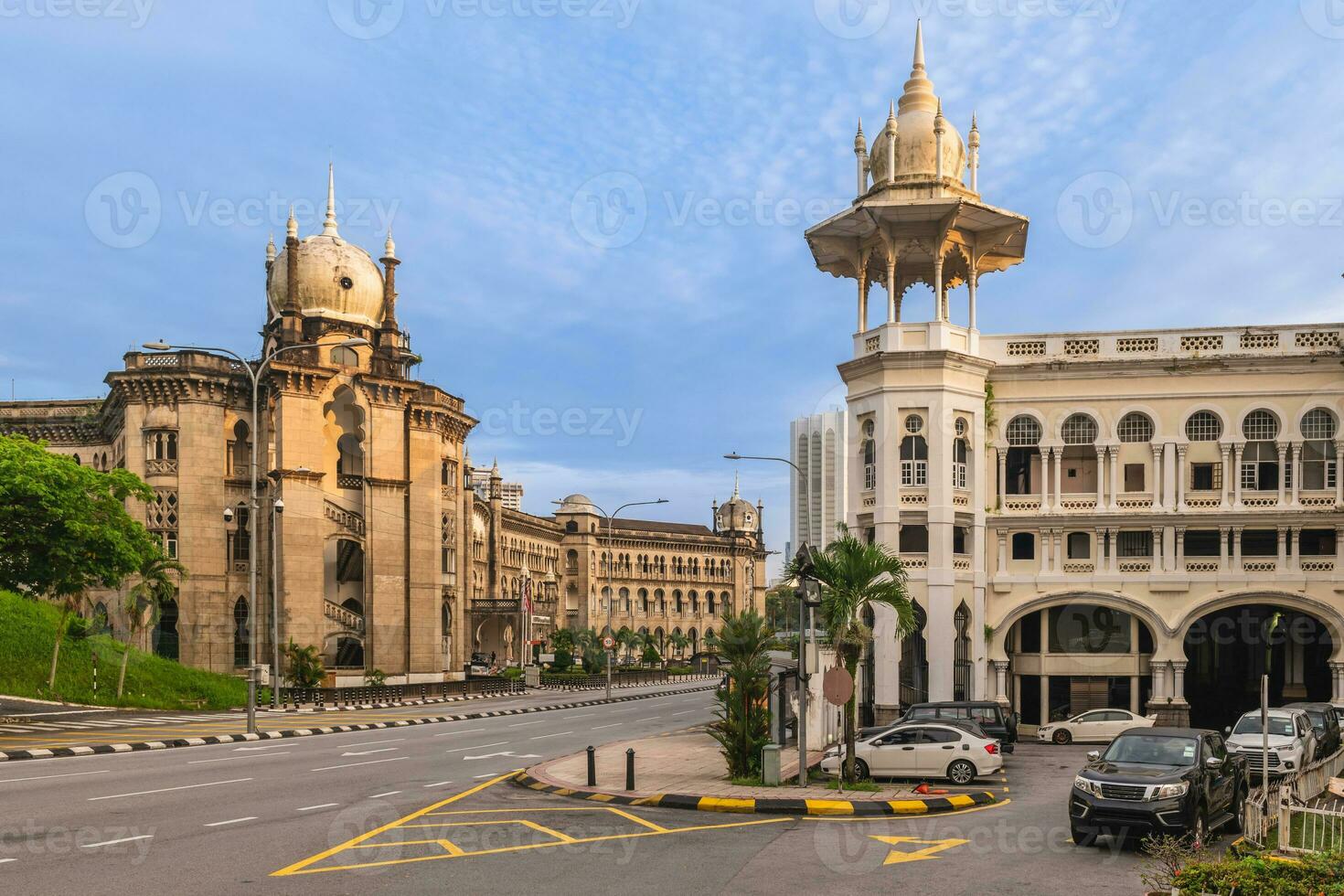 spoorweg station en toediening gebouw Bij Kuala lomp, Maleisië foto