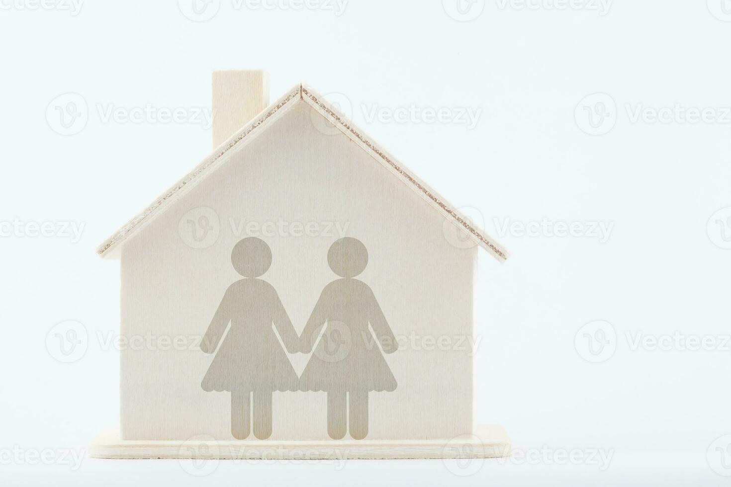 twee Dames paar Bij huis. familie concept. foto