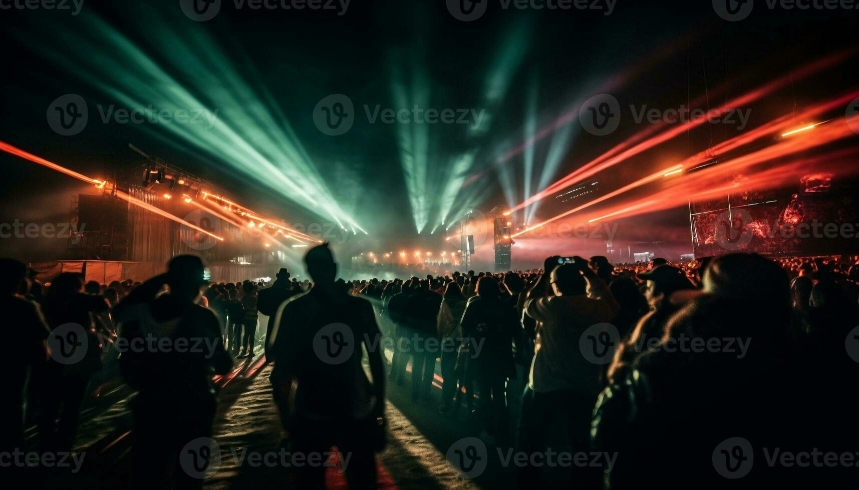 jeugd cultuur dansen naar populair rots muziek- gegenereerd door ai foto