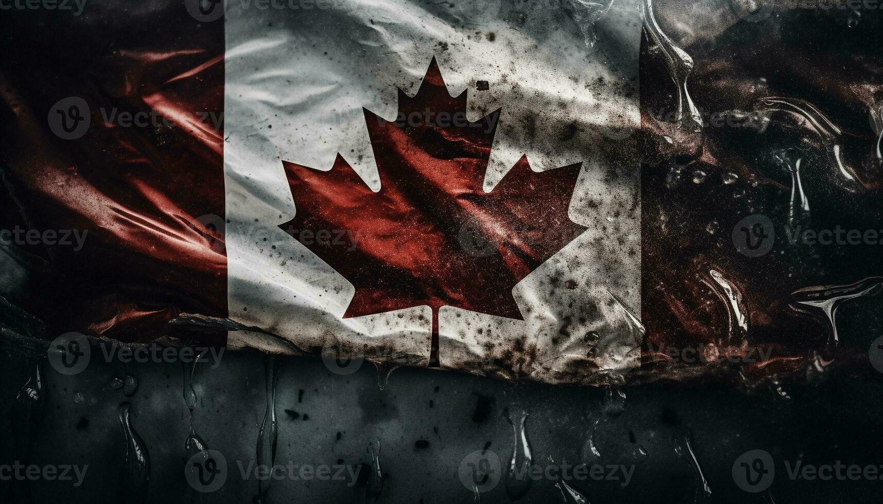 trots in Canadees cultuur, gesymboliseerd door esdoorn- blad gegenereerd door ai foto