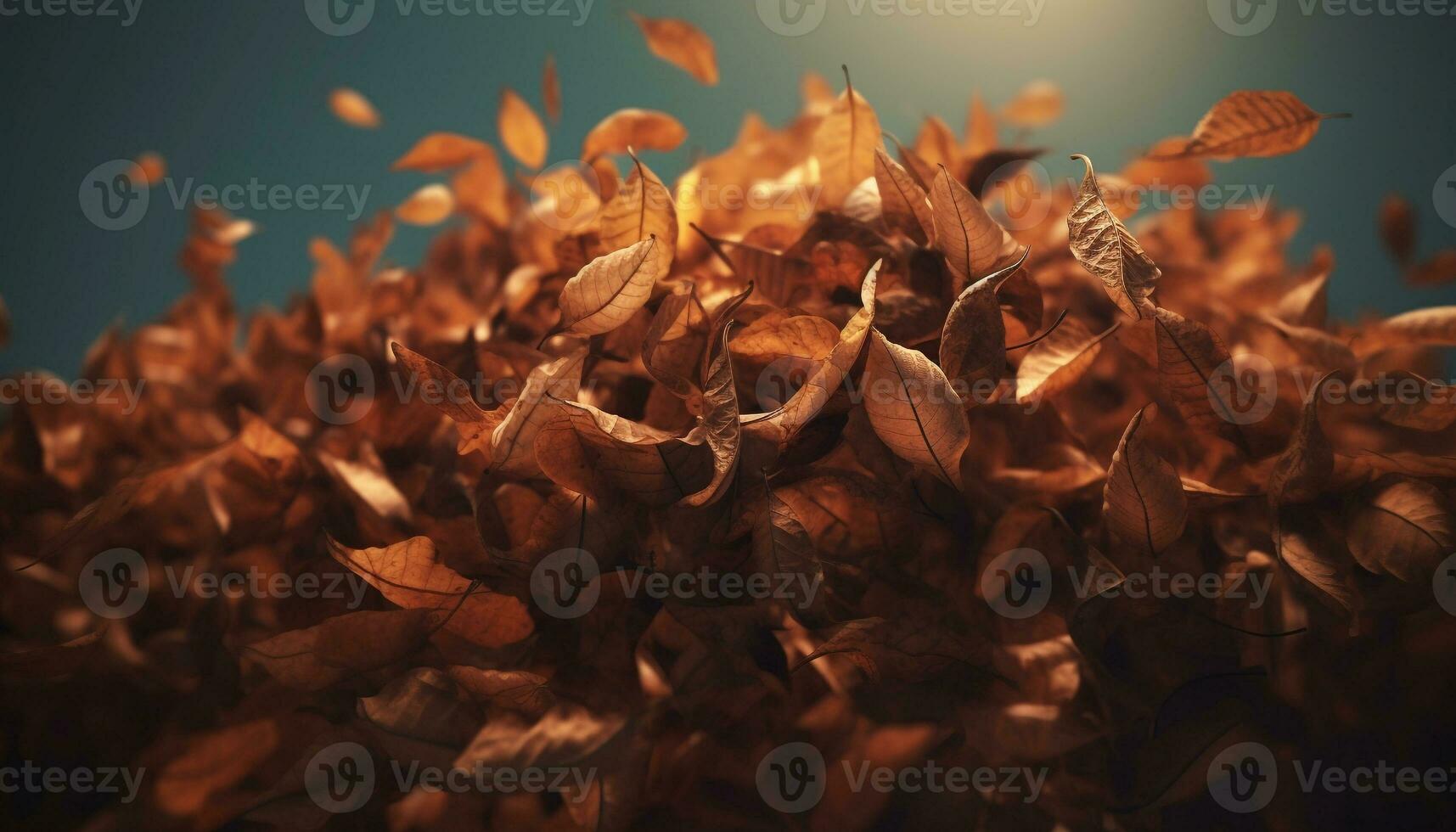 levendig herfst gebladerte, een schoonheid in natuur abstract patroon gegenereerd door ai foto