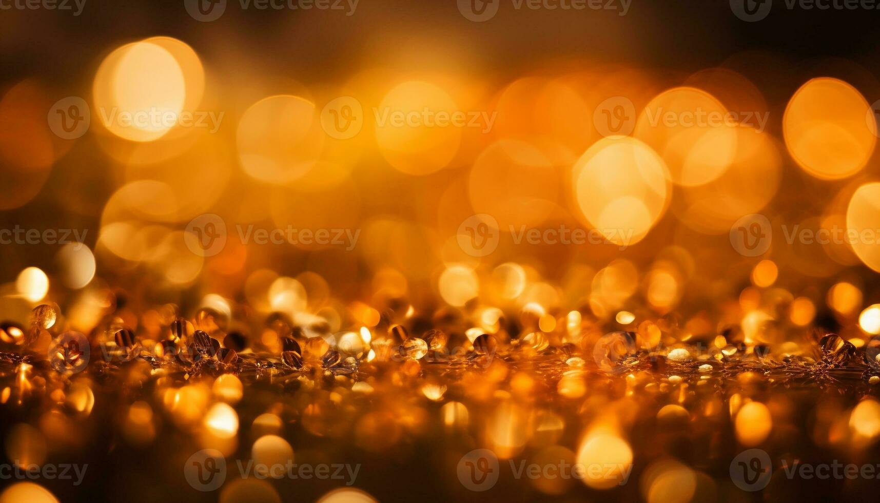 glinsterende goud cirkels verlichten feestelijk backdrop in levendig viering gegenereerd door ai foto