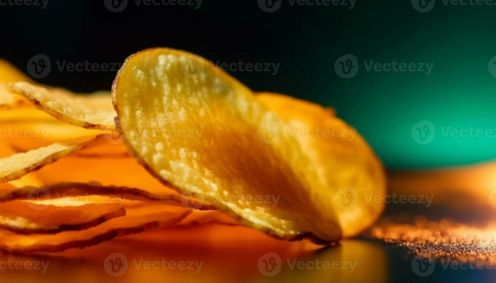 vers biologisch citrus fruit plak, een gezond tussendoortje Aan tafel gegenereerd door ai foto