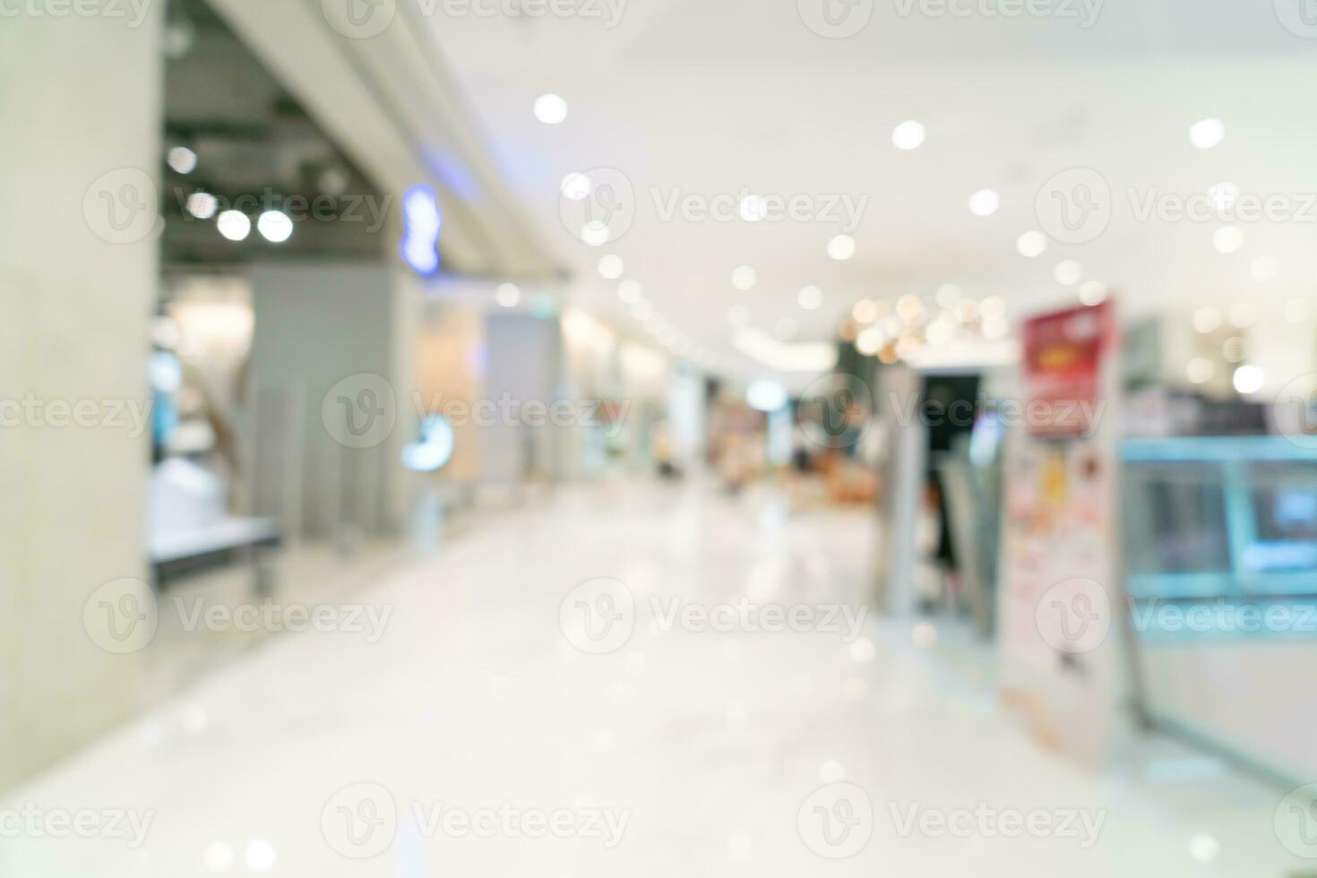 abstracte onscherpte en onscherpe luxe winkelcentrum en winkel voor achtergrond foto