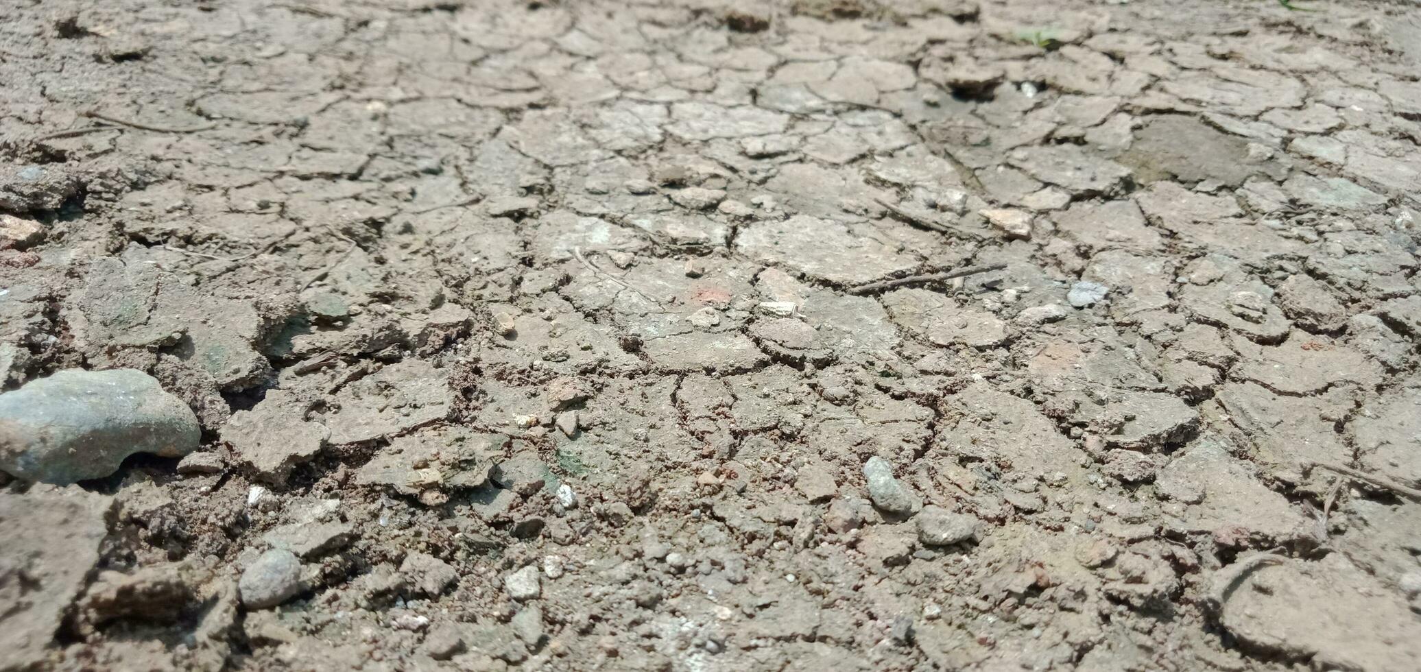 grond oppervlakte gebarsten structuur foto