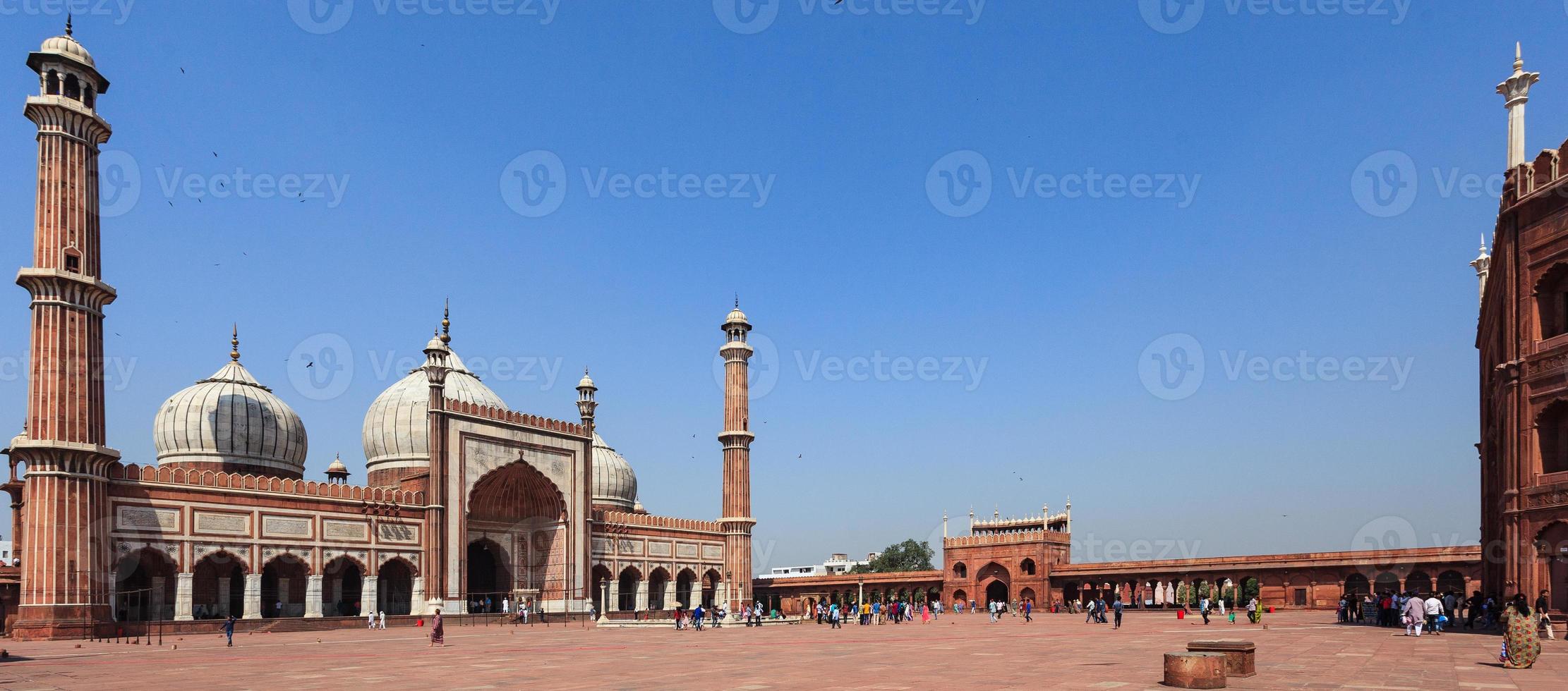 jama masjid moskee nieuwe delhi india foto