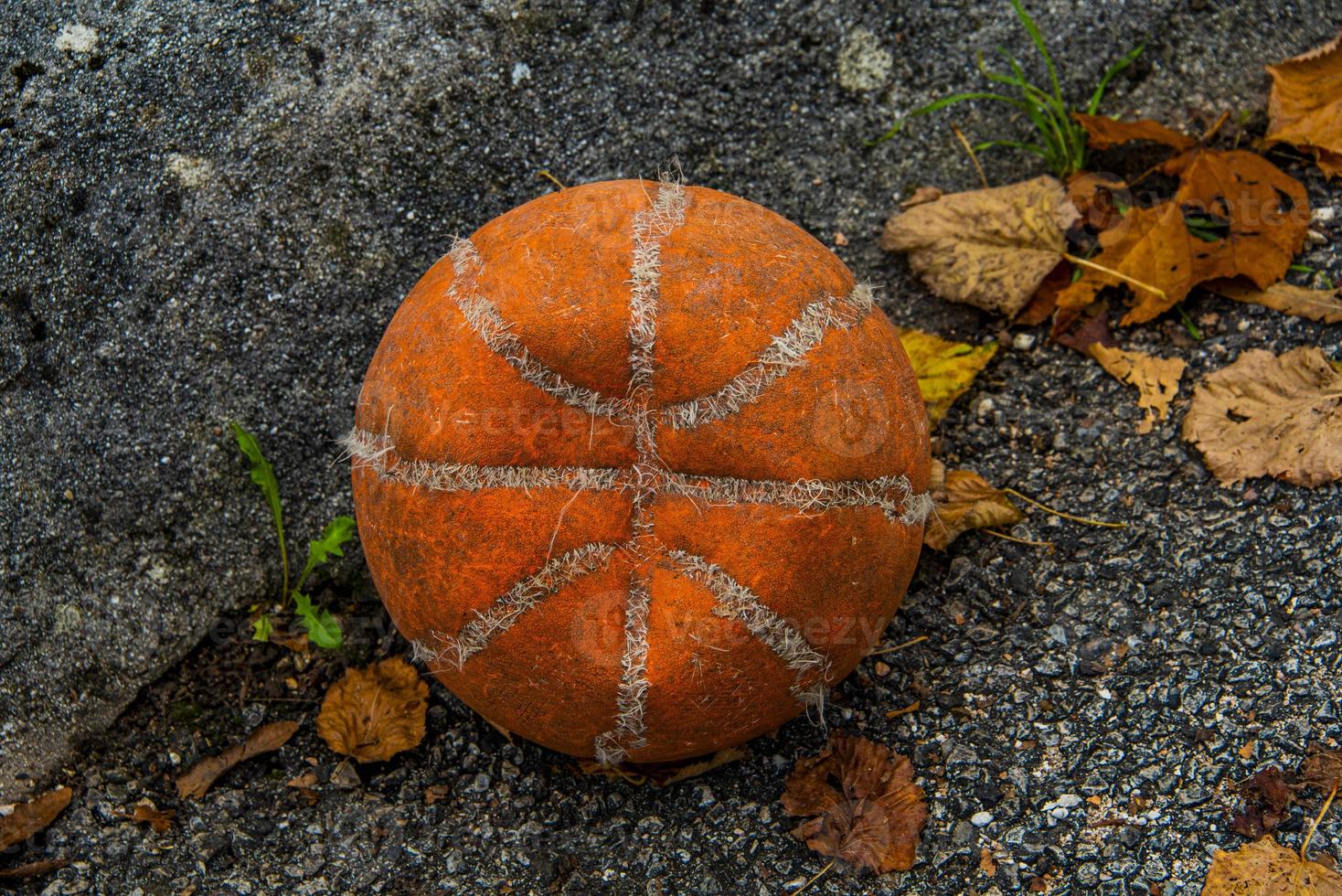 basketbal versleten foto