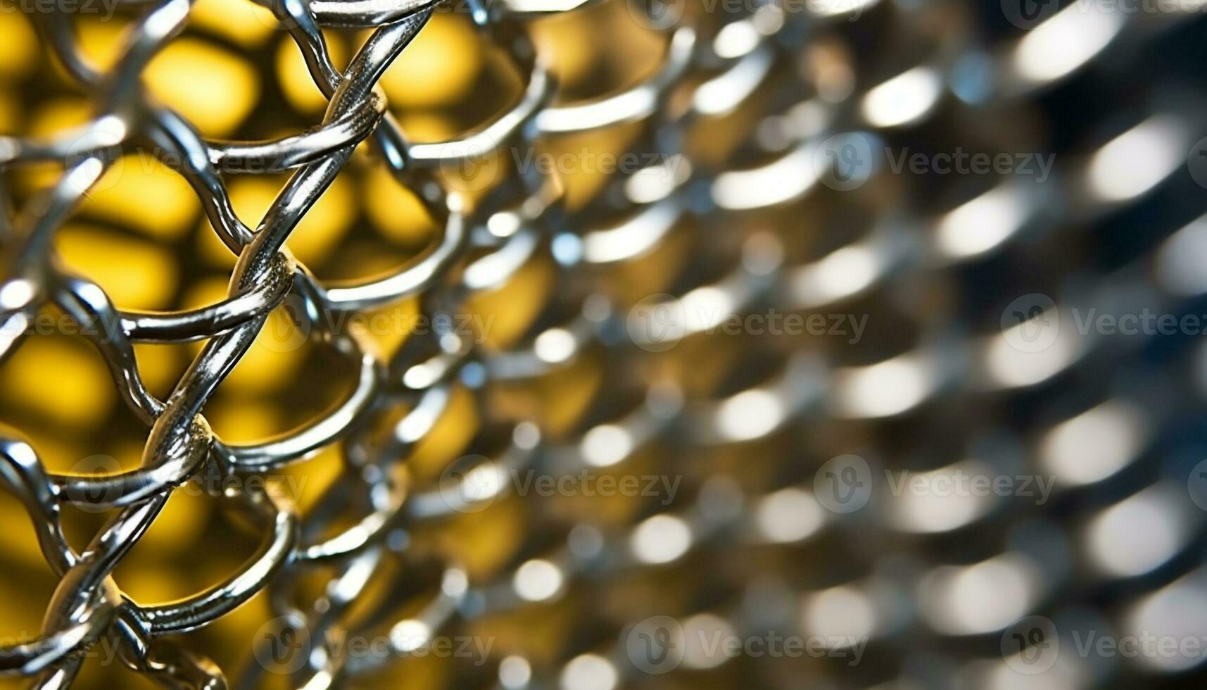 glimmend metalen geel laten vallen Aan nat staal bord weerspiegelt natuur gegenereerd door ai foto