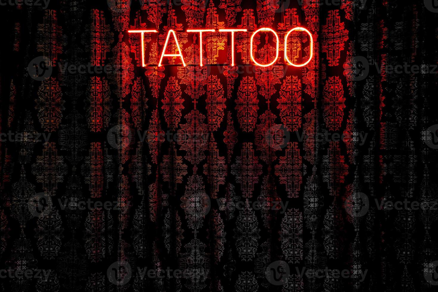 tattoo neonlicht foto