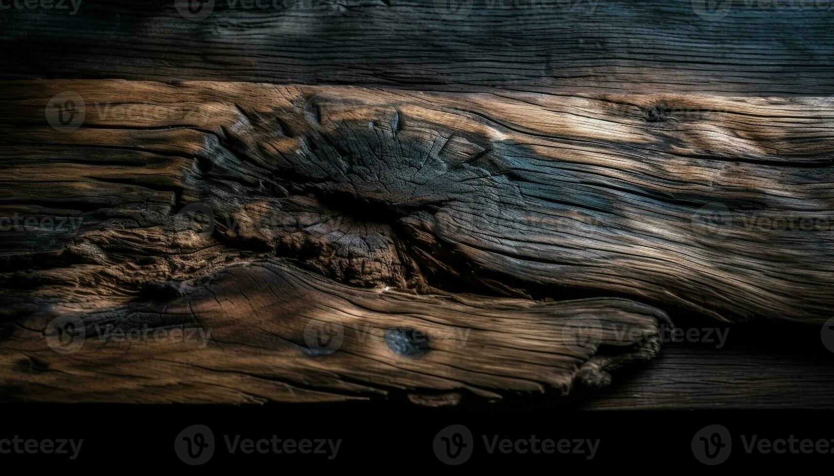 natuur schoonheid in oud hout plank vloeren gegenereerd door ai foto