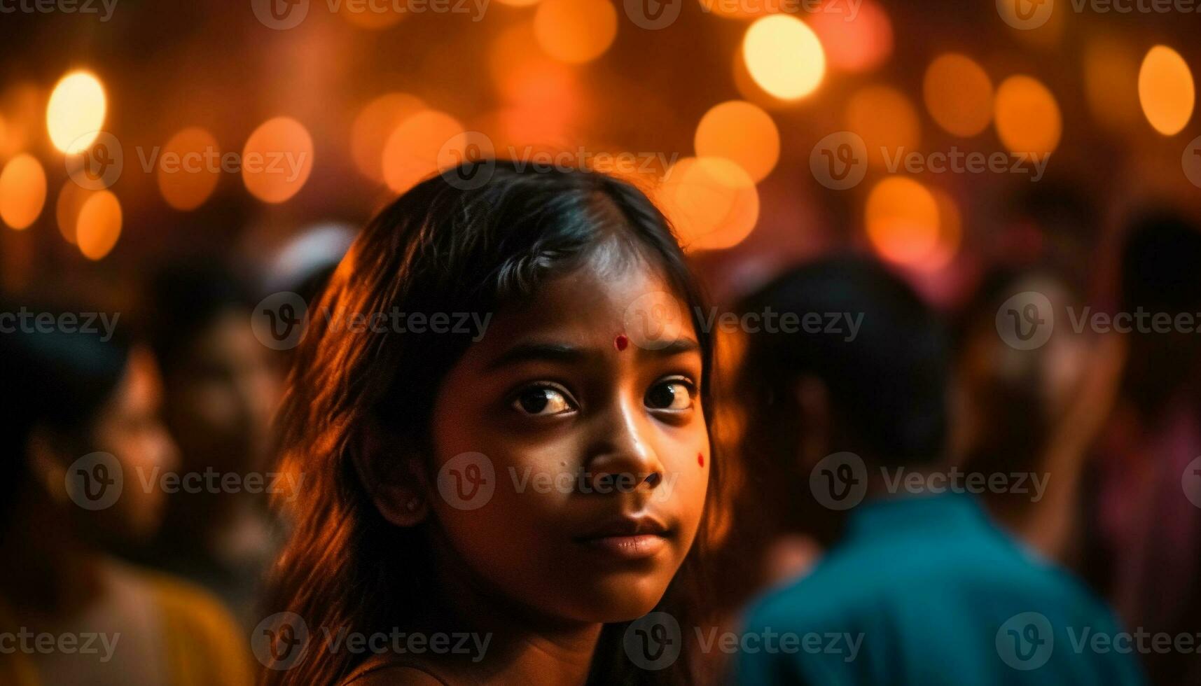 glimlachen kinderen genieten pret partij binnenshuis Bij nacht gegenereerd door ai foto