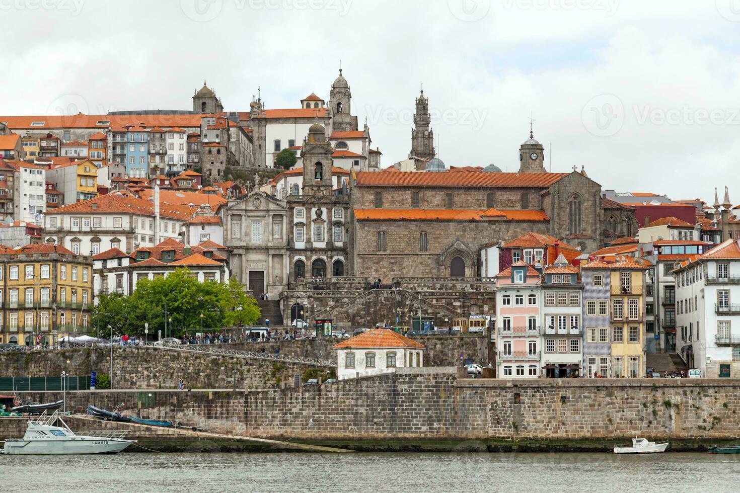 stadsgezicht van porto foto