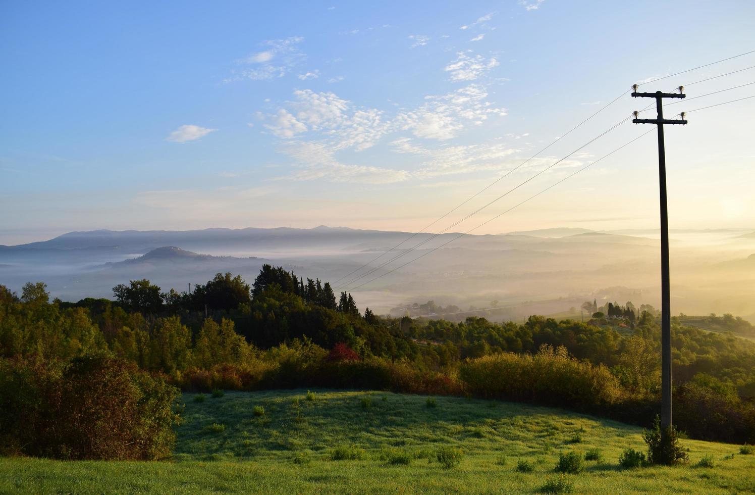 een Toscaans landschap foto