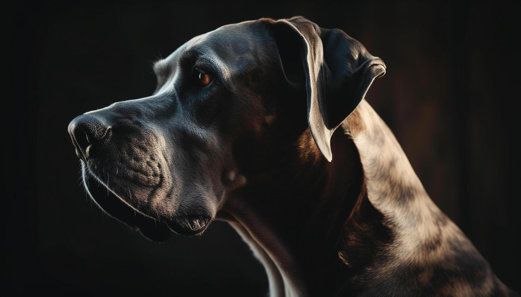 schattig puppy portret, een dier dichtbij omhoog gegenereerd door ai foto