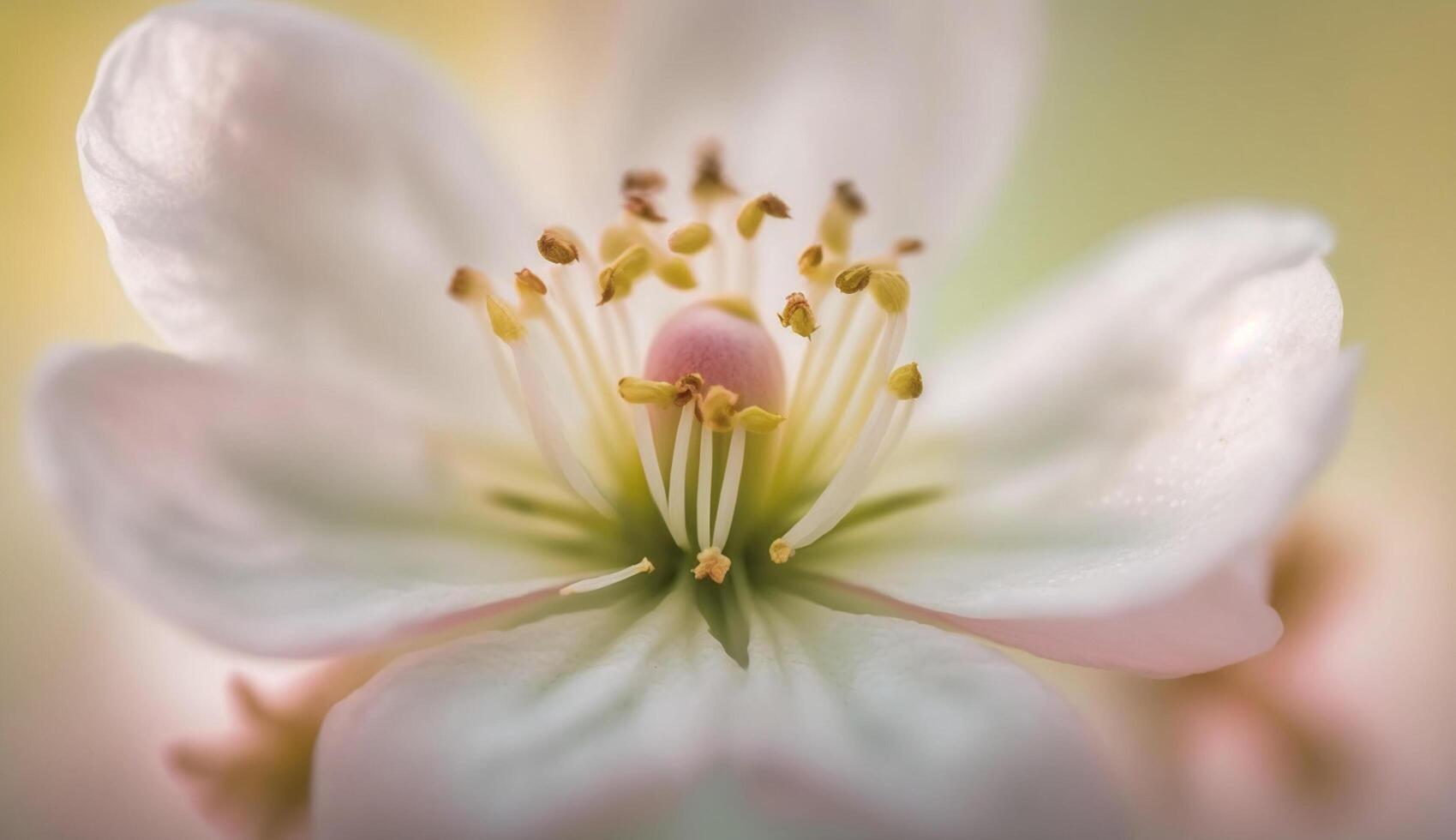 dichtbij omhoog van bloem bloemblad in de natuur schoonheid ,generatief ai foto