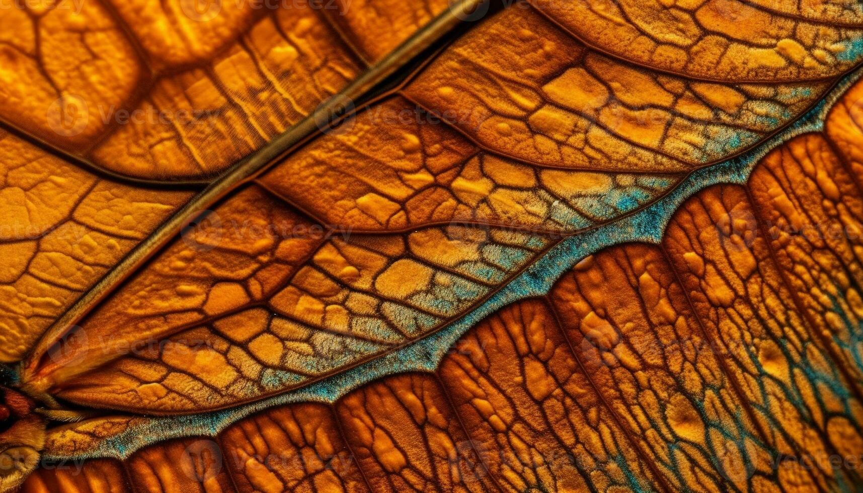 schoonheid in natuur levendig fractal blad patroon gegenereerd door ai foto