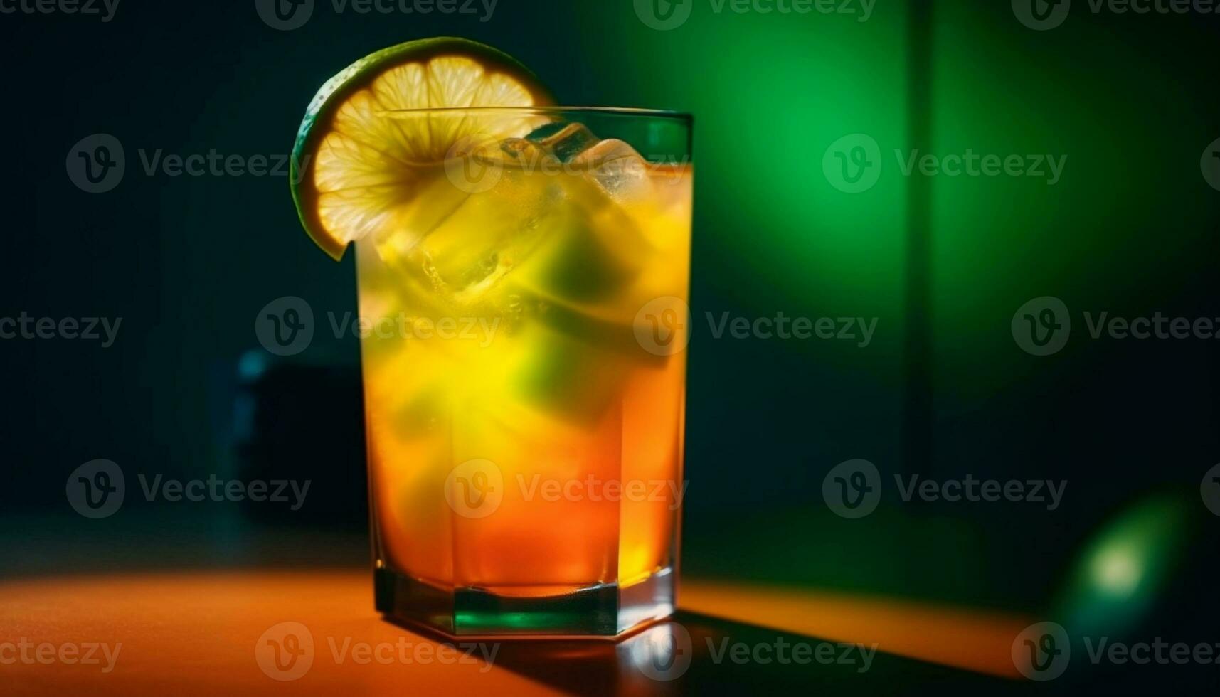 verfrissend citrus cocktails Aan een zomer nacht gegenereerd door ai foto