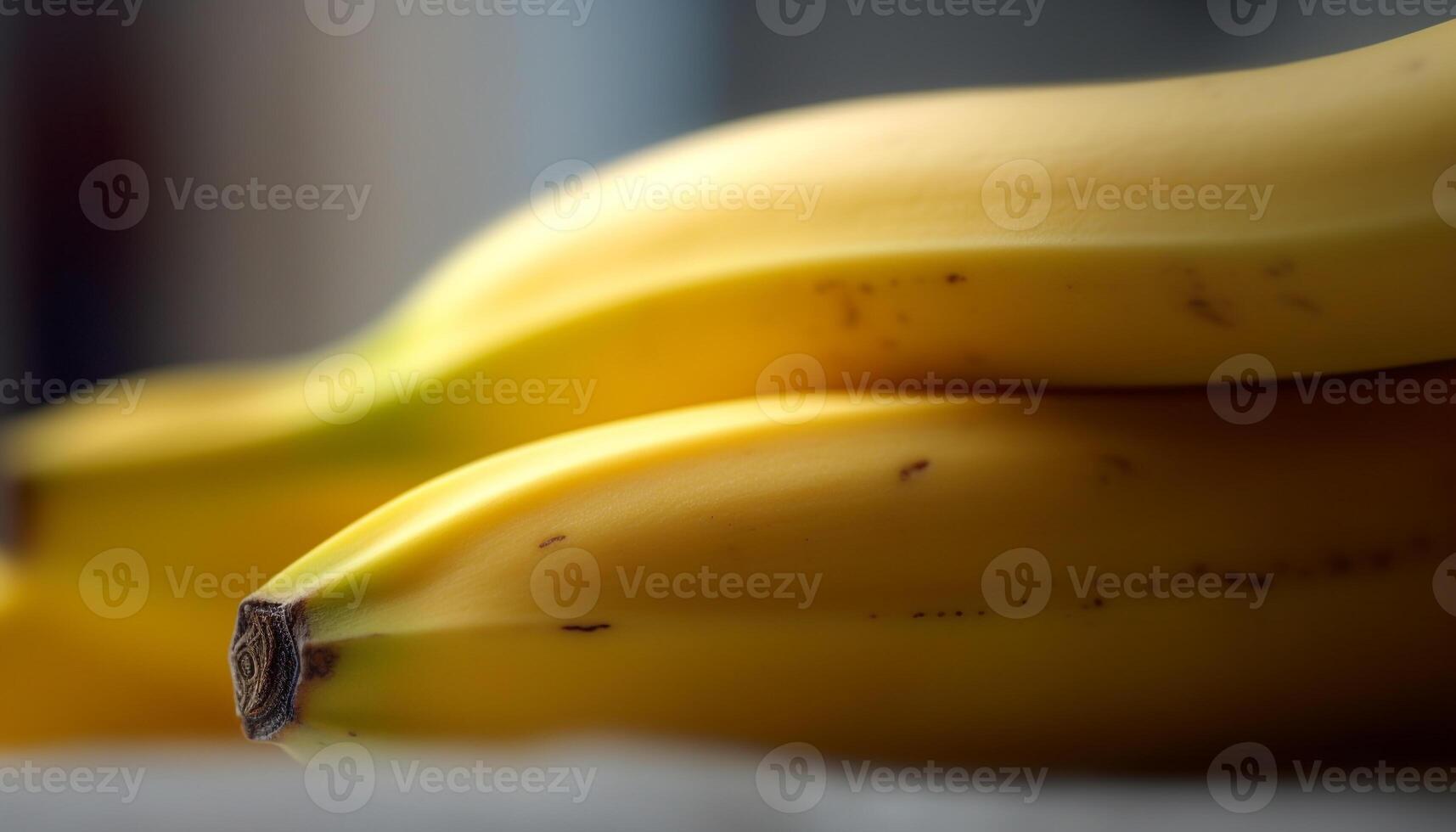 vers biologisch banaan, een gezond tussendoortje met levendig geel Pel gegenereerd door ai foto