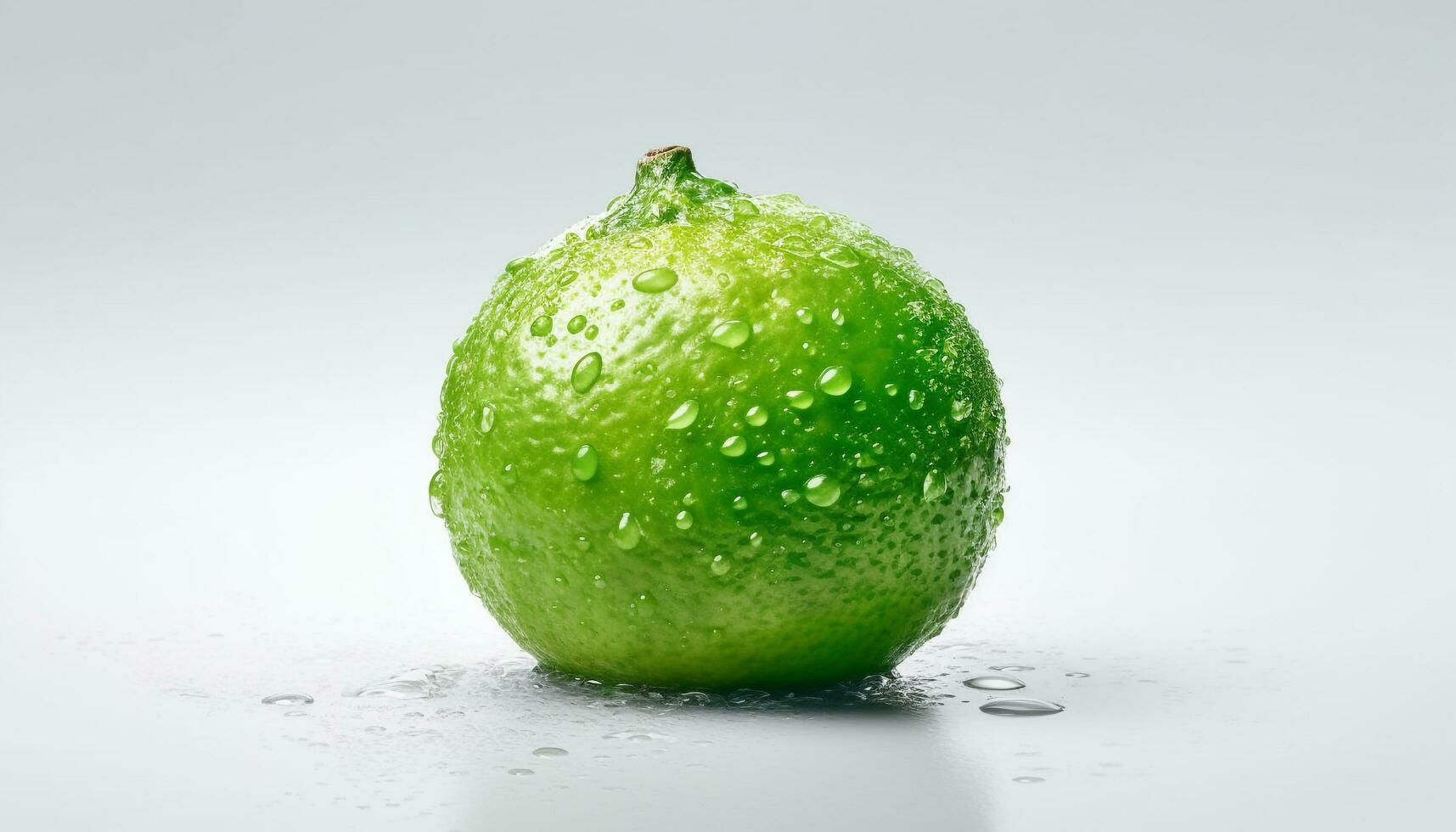 sappig citrus plak weerspiegelt natuur versheid in gezond fijnproever drinken gegenereerd door ai foto