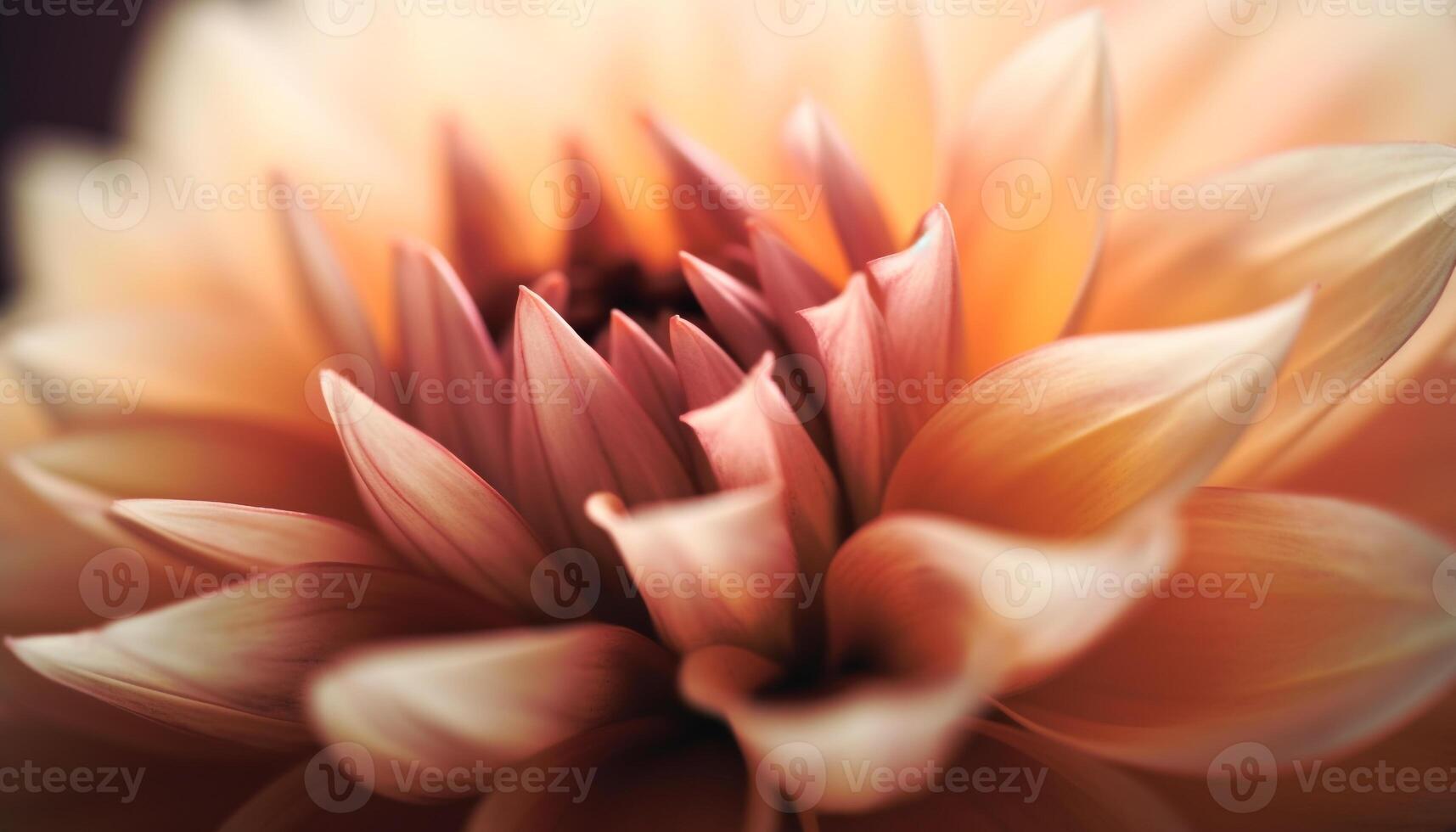 levendig multi gekleurde dahlia bloesem, een geschenk van herfst schoonheid gegenereerd door ai foto