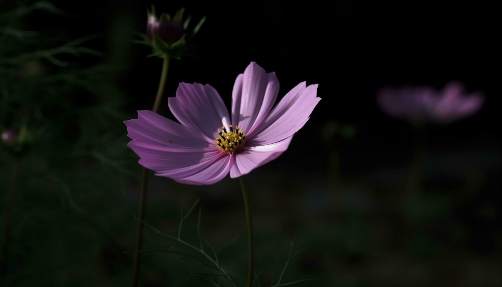 levendig wilde bloemen weide vitrines schoonheid in natuur vers groei gegenereerd door ai foto