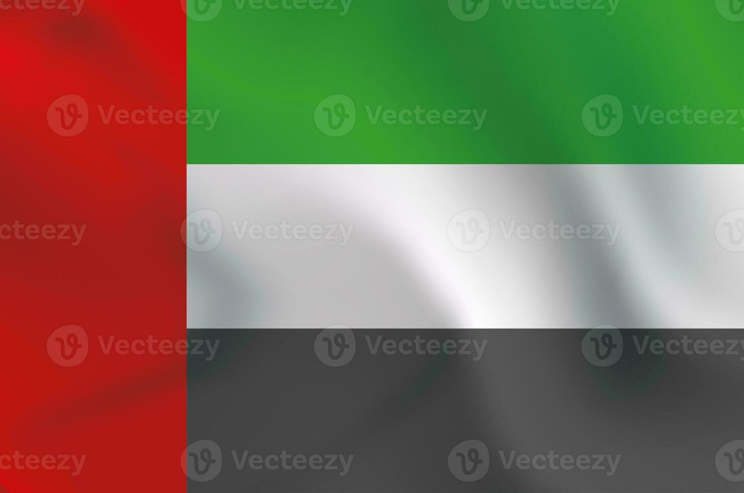 Verenigde Arabisch emiraten vlag illustratie beeld foto
