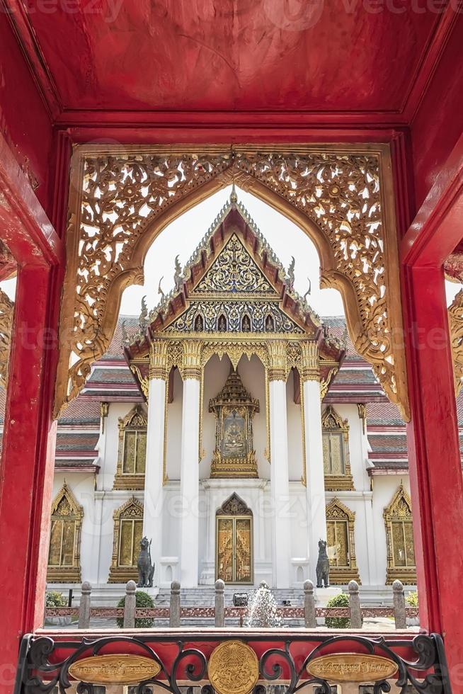 marmeren tempel in bangkok foto