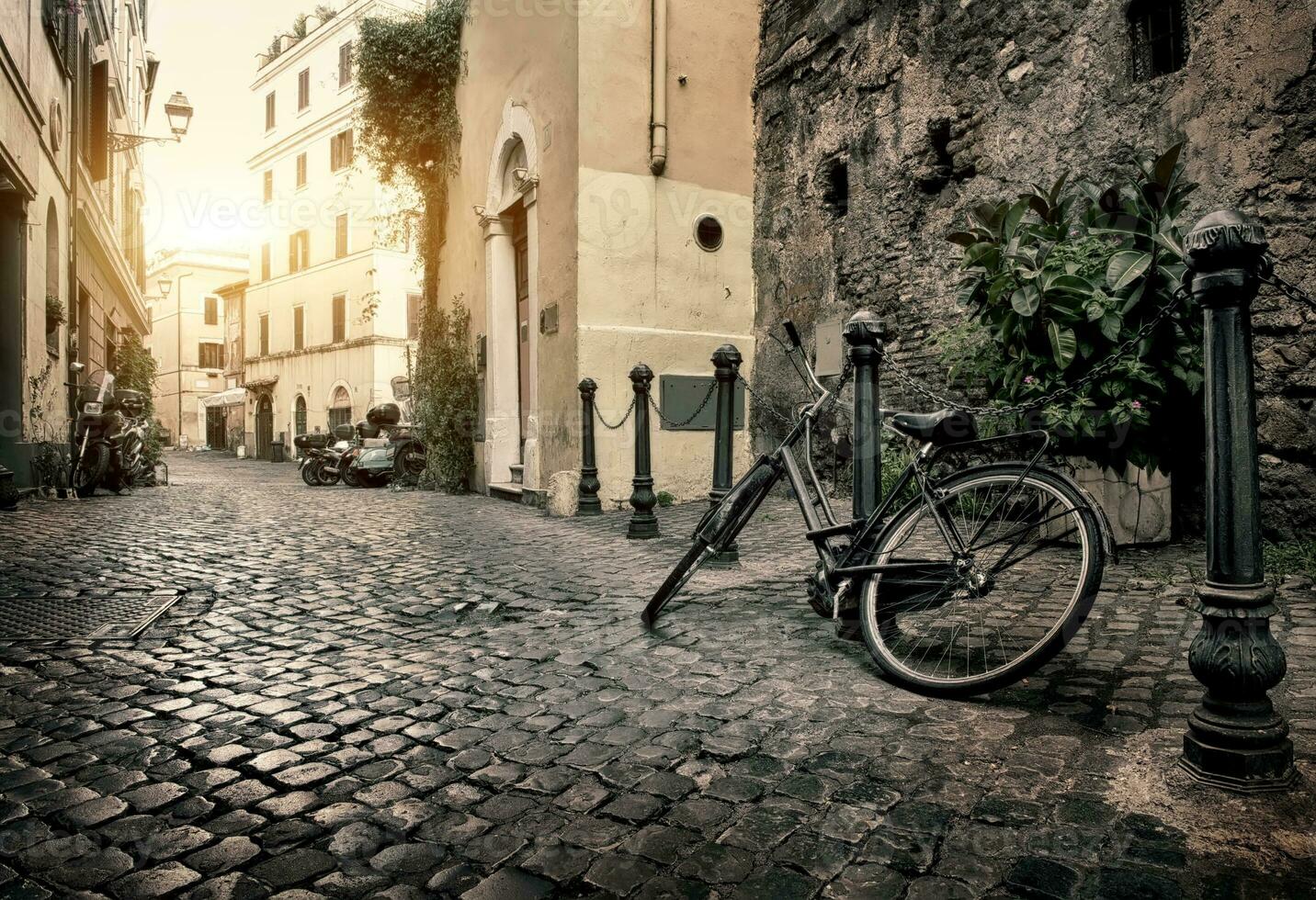 straat van trastevere foto