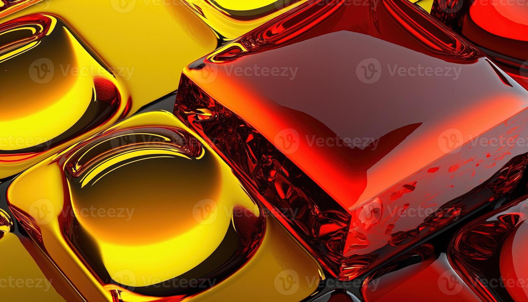 oranje en rood kleur glas achtergrond, structuur effect, ontwerp. ai gegenereerd foto