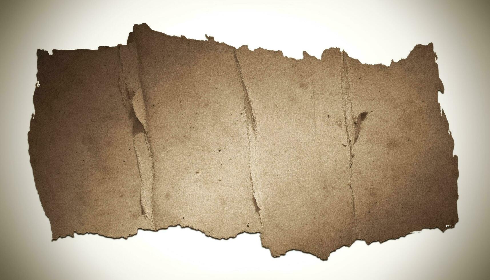 oude document Aan verweerd handgemaakt papier met getextureerde effect gegenereerd door ai foto