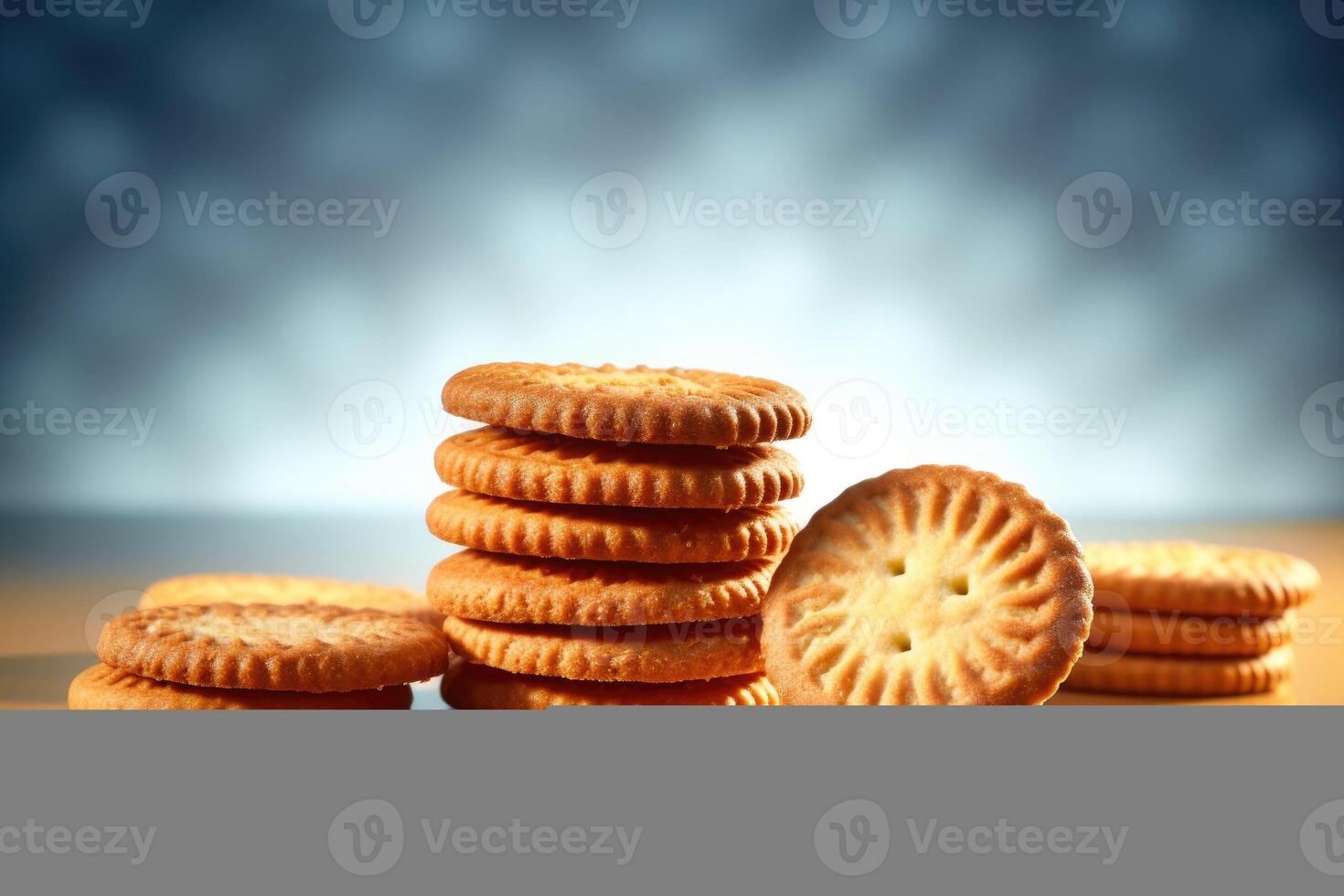 voorraad foto van biscuit rollen voedsel fotografie studio ai gegenereerd