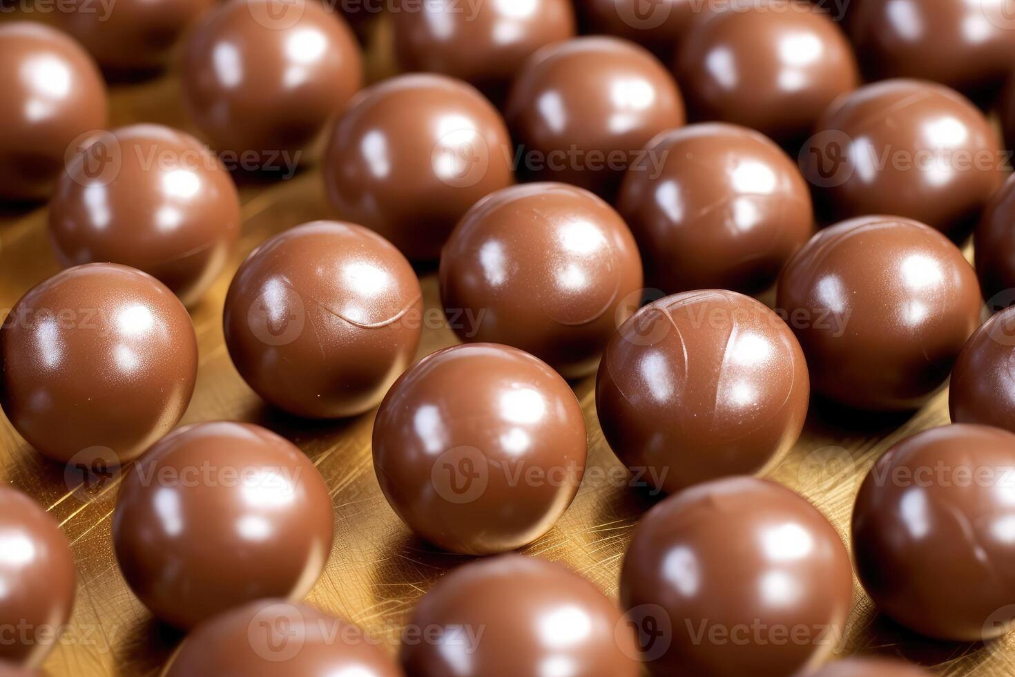 chocola bal taart decoraties professioneel voedsel fotografie ai gegenereerd foto