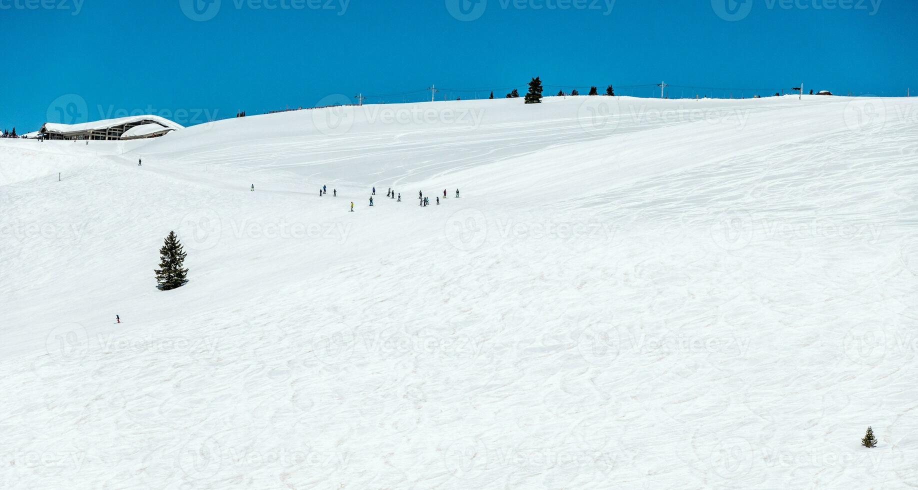 vail ski toevlucht stad- en ski berg in Colorado foto