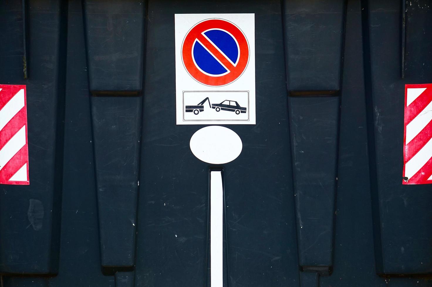 geen parkeerzone verkeerslicht foto