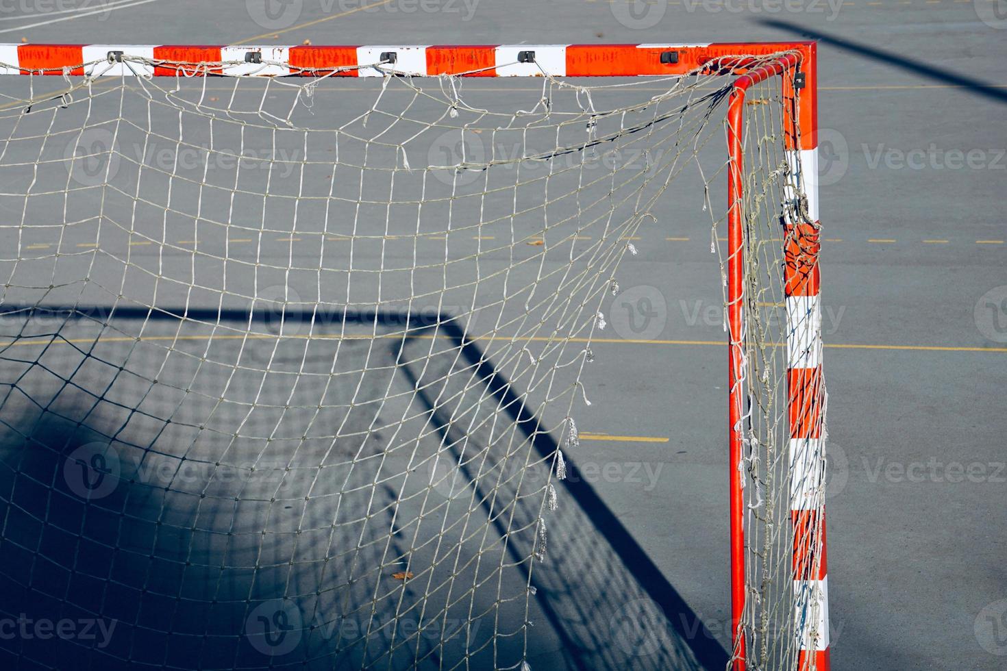 straatvoetbal doel sportuitrusting foto