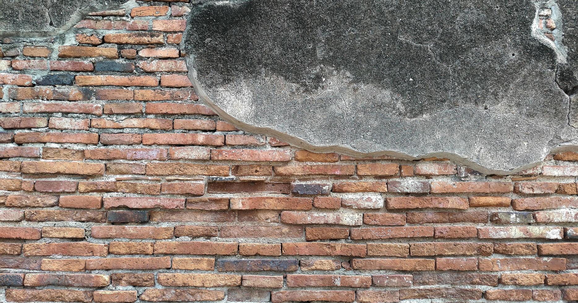 oude bakstenen muur textuur achtergrond foto