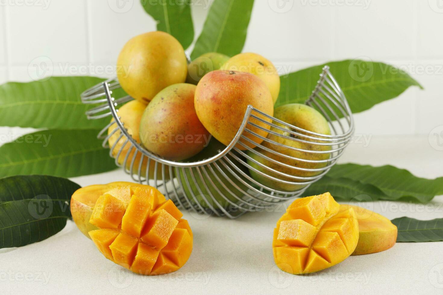 vers gedong gincu mango, rijp mango tropisch fruit foto