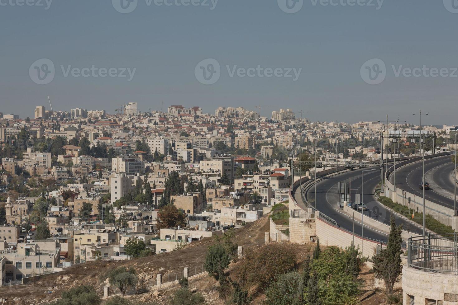 stad Jeruzalem in Israël foto