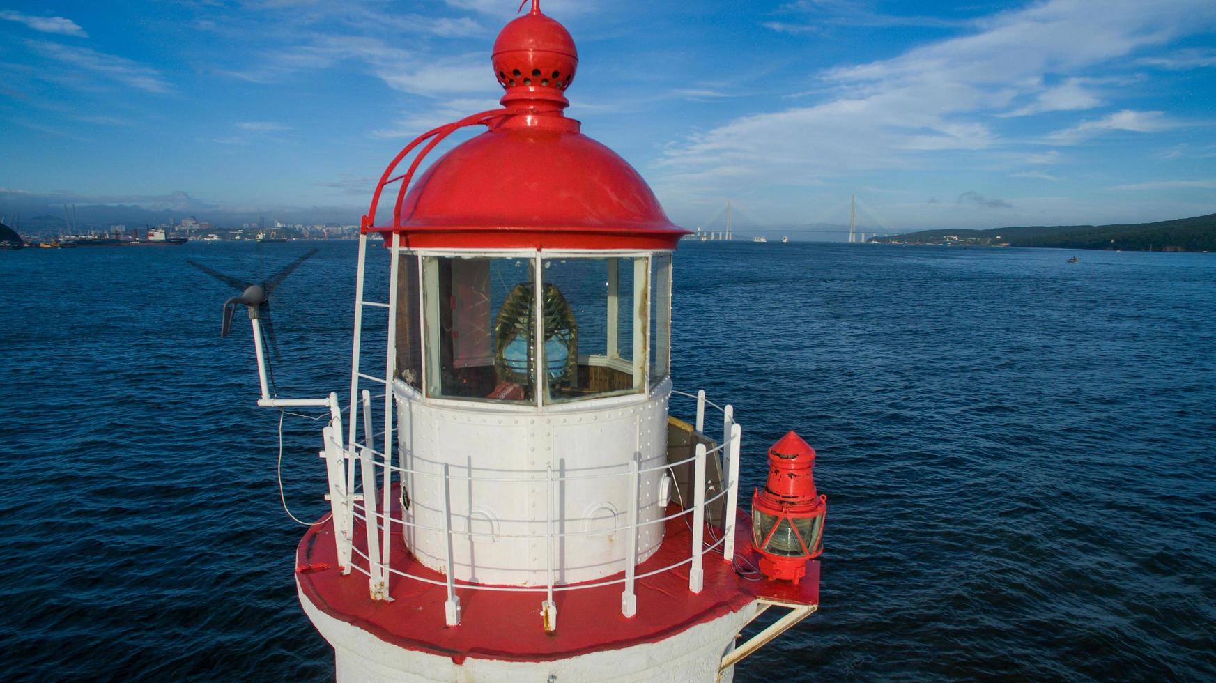 vuurtoren tokarevskiy vladivostok rusland foto