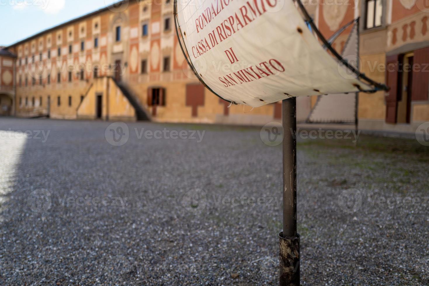 de stad San Miniato in Italië foto