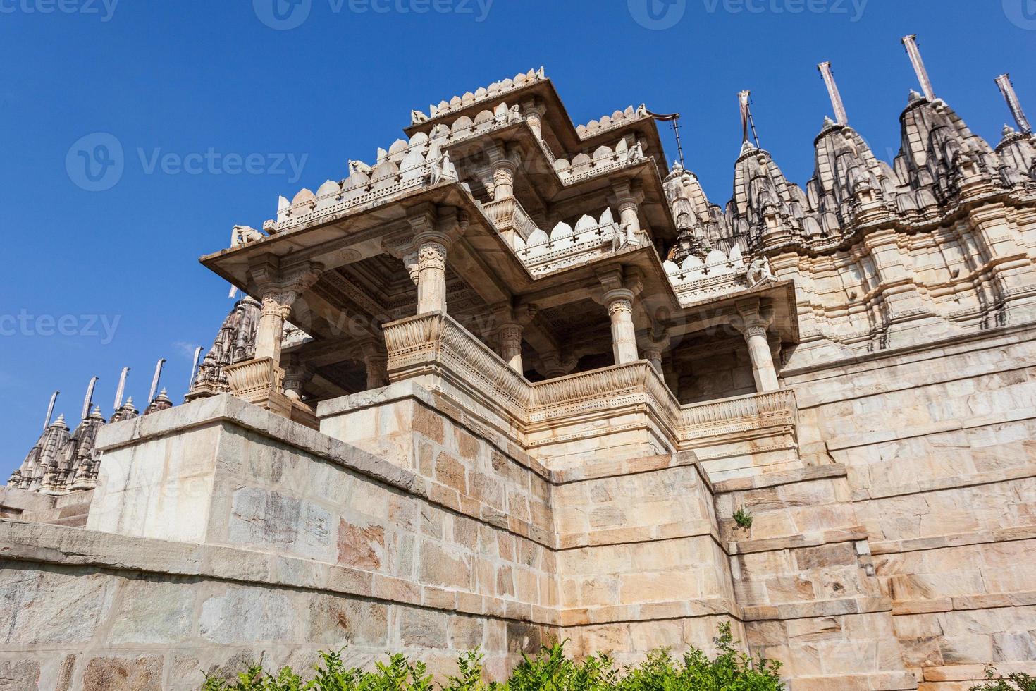 ranakpur jain-tempel in rajasthan, india foto