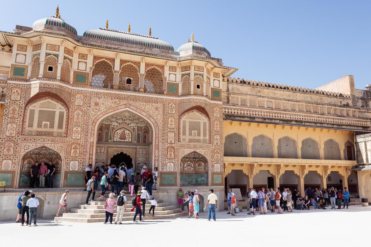 Amberpaleis in Jaipur, Rajasthan, India foto