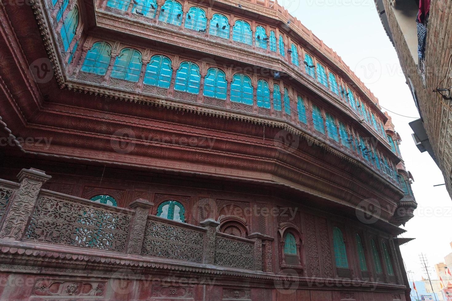 haveli in bikaner, rajasthan, india foto