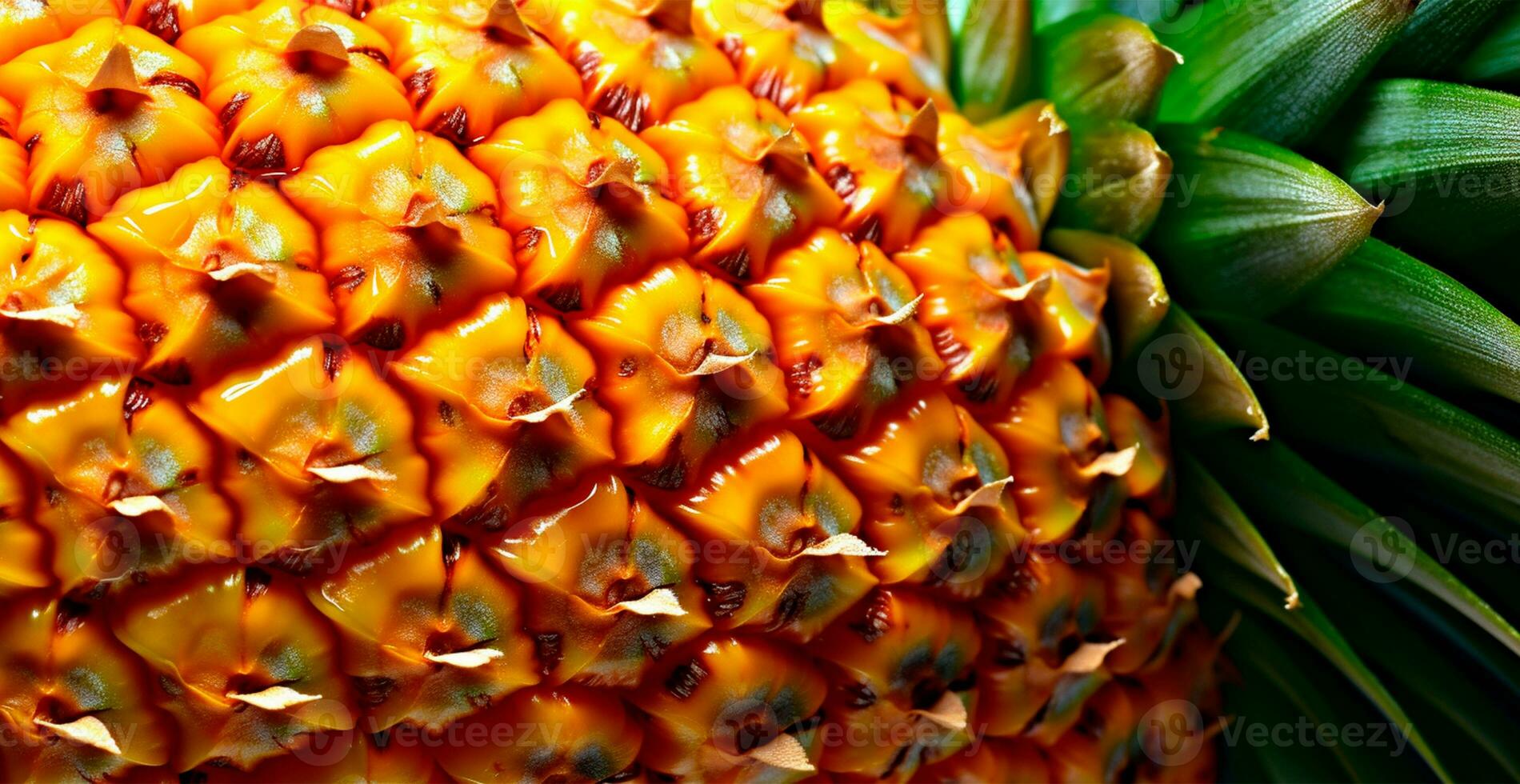 realistisch ananas textuur. detailopname ananas huid, tropisch patroon, fruit banier - ai gegenereerd beeld foto