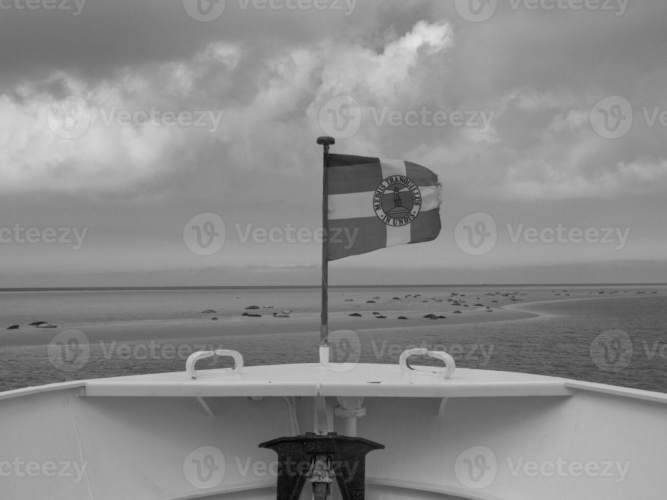 de eiland van borkum in de Duitse noorden zee foto